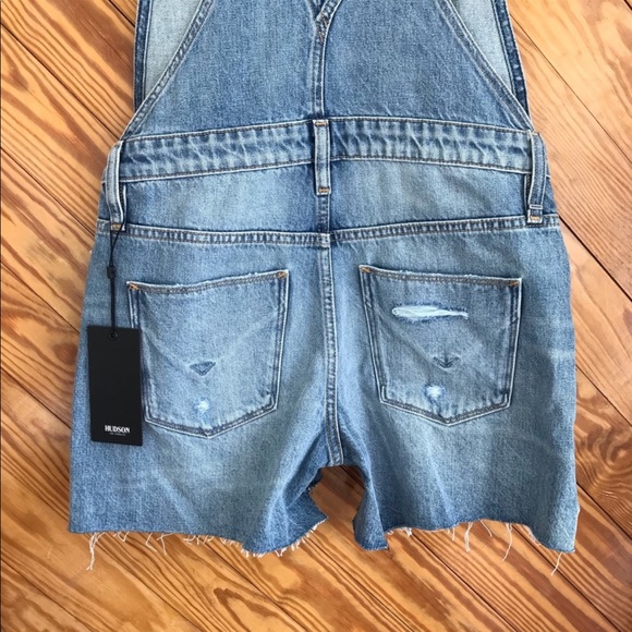 Hudson Sloane Denim Short Overalls - Picture 6 of 6